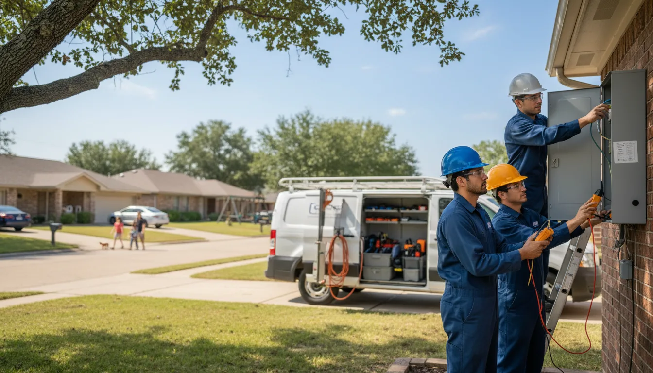 Certified electrician providing emergency electrical services in Burbank, SD